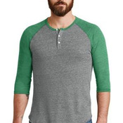 Alternative Eco Jersey &#153; 3/4 Sleeve Raglan Henley